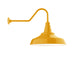 Warehouse 24" LED Gooseneck Wall light in Bright Yellow | Montclair Light Works