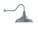 Warehouse 24" gooseneck wall light in Slate Gray | Montclair Light Works