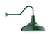 Warehouse 24" LED Gooseneck Wall light in Forest Green | Montclair Light Works