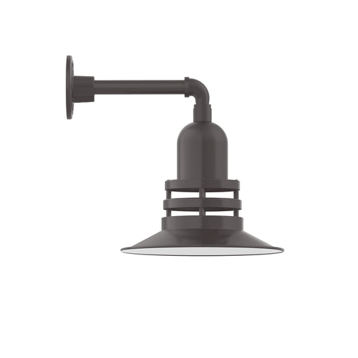Atomic 12" Straight Arm wall light in Bronze Matte | Montclair Light Works