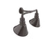 Angle 10" 2-Light LED Straight Arm Wall Light in Architectural Bronze in Architectural Bronze | Montclair Light Works