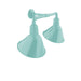Angle 12" 2-Light LED Straight Arm Wall Light in Sea Green in Sea Green | Montclair Light Works