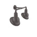 Emblem 10" 2-Light Straight Arm Wall Light in Bronze Matte in Bronze Matte | Montclair Light Works