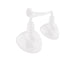 Emblem 12" 2-Light Straight Arm Wall Light in White in White | Montclair Light Works