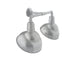 Emblem 12" 2-Light Straight Arm Wall Light in Painted Galvanized in Painted Galvanized | Montclair Light Works