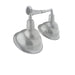 Emblem 14" 2-Light Straight Arm Wall Light in Painted Galvanized in Painted Galvanized | Montclair Light Works