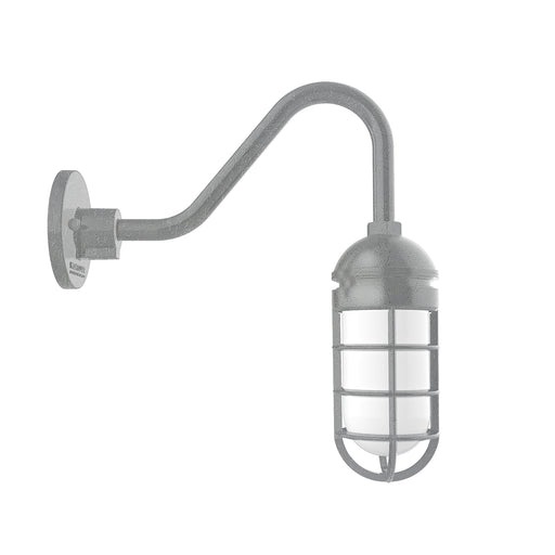Vaportite Gooseneck Wall Light in Painted Galvanized | Montclair Light Works