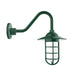 Vaportite 8 inch Gooseneck Wall Light in Forest Green | Montclair Light Works
