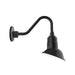 Angle 7 inch Gooseneck Wall Light in Black | Montclair Light Works