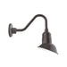 Angle 7 inch Gooseneck Wall Light in Architectural Bronze | Montclair Light Works