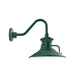 Homestead 12 inch LED Gooseneck Wall light in Forest Green | Montclair Light Works