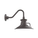 Homestead 12 inch Gooseneck wall light in Bronze Matte | Montclair Light Works