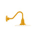 Radial 12 inch Gooseneck wall light in Bright Yellow | Montclair Light Works