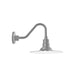 Radial 12 inch Gooseneck wall light in Painted Galvanized | Montclair Light Works