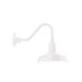 Warehouse 10 inch gooseneck wall light in White | Montclair Light Works