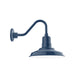 Warehouse 12 inch Gooseneck wall light in Navy | Montclair Light Works