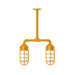 Vaportite 2-light Stem Hung Pendant Light in Bright Yellow | Montclair Light Works