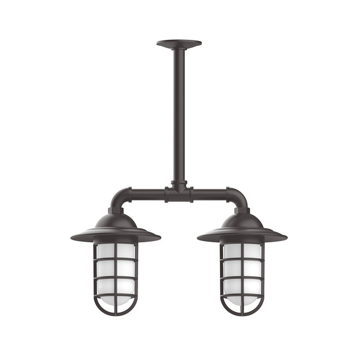 Vaportite 2-light Stem Hung Pendant Light in Bronze Matte | Montclair Light Works