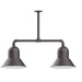 Prima 12" 2-light LED Stem Hung Pendant Light in Bronze Matte | Montclair Light Works