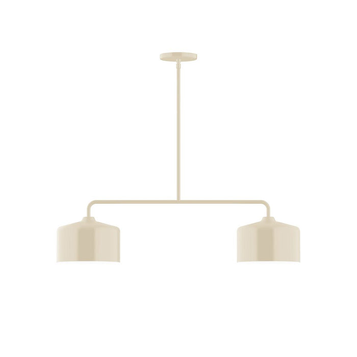 J-Series Julia 2-Light Stem Hung Pendant in Cream