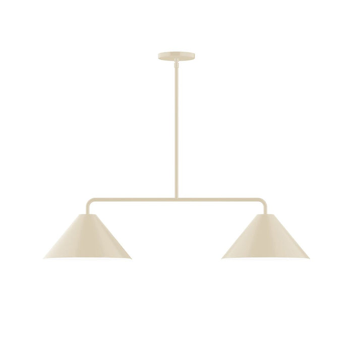 Axis Pinnacle 2-Light LED Stem Hung Pendant in Cream