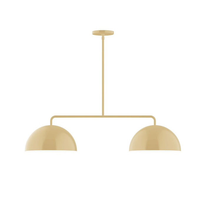 Axis Arcade 2-Light Stem Hung Pendant in Ivory