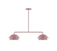 Nest 2-Light LED Linear Pendant in Mauve | Montclair Light Works