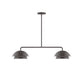 Nest 2-Light LED Linear Pendant in Architectural Bronze | Montclair Light Works