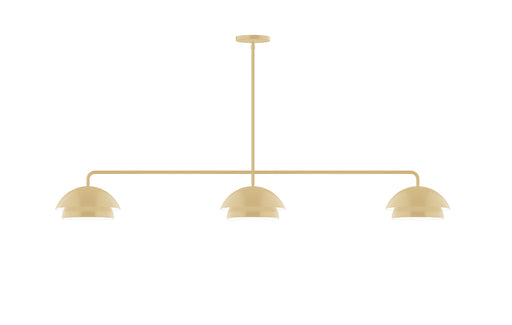 Nest 3-Light LED Linear Pendant in Ivory | Montclair Light Works
