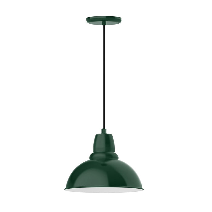 Cafe 12" Pendant Light in Forest Green