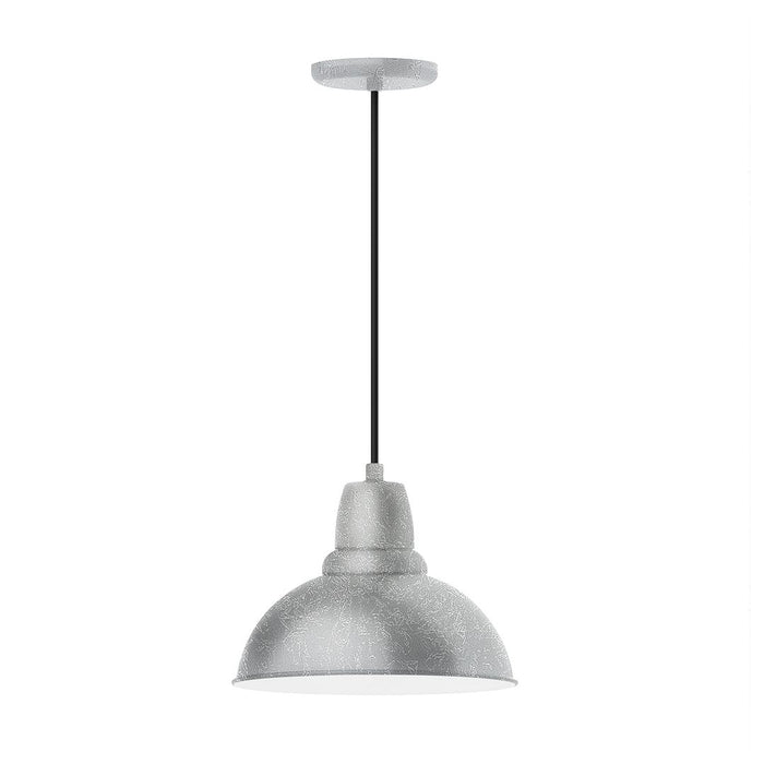 Cafe 12" Pendant Light in Painted Galvanized