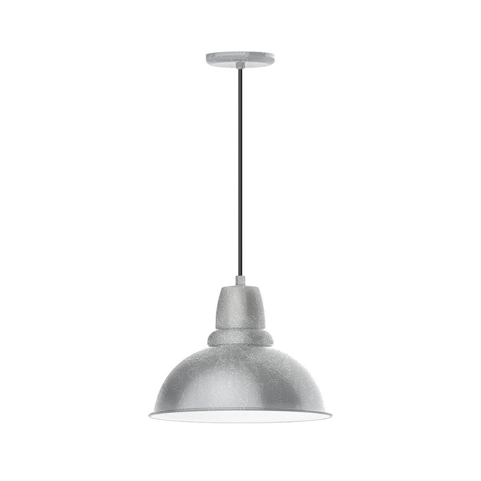 Cafe 14" LED Pendant Light in Painted Galvanized