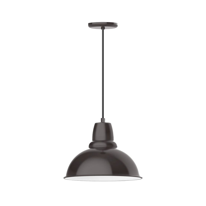 Cafe 14" LED Pendant Light in Architectural Bronze