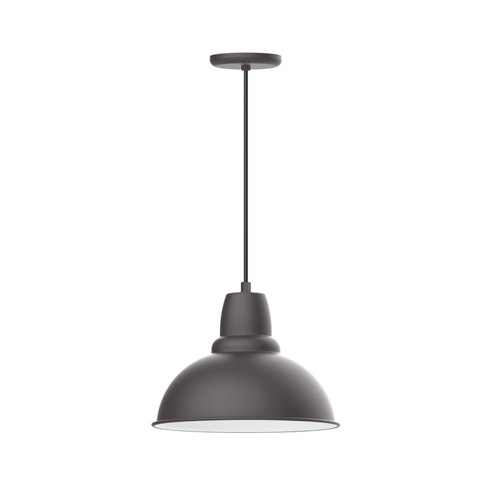 Cafe 14" pendant in Bronze Matte | Montclair Light Works