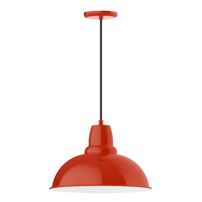 Cafe 16" pendant in Vermillion | Montclair Light Works