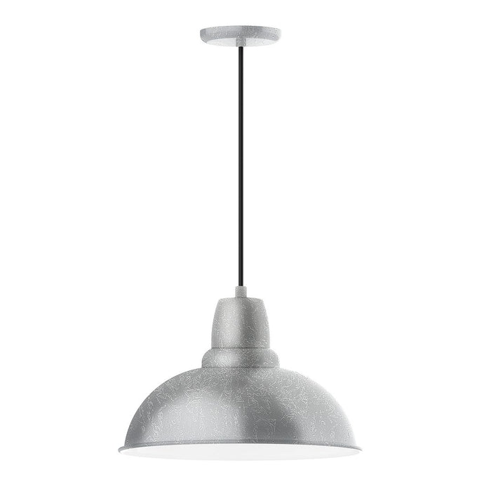 Cafe 16" LED Pendant in Painted Galvanized