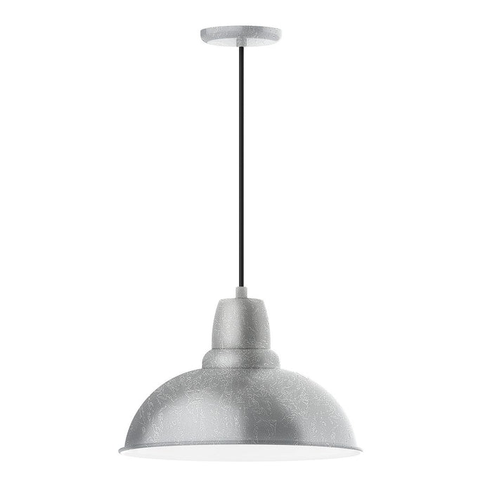 Cafe 16" LED Pendant Light in Painted Galvanized