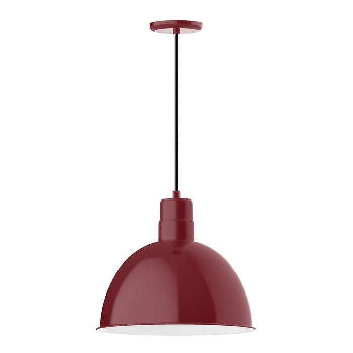 Deep Bowl 16" pendant in Barn Red