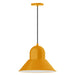 Prima 16" LED Pendant in Bright Yellow | Montclair Light Works
