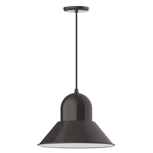 Prima 16" pendant in Architectural Bronze | Montclair Light Works