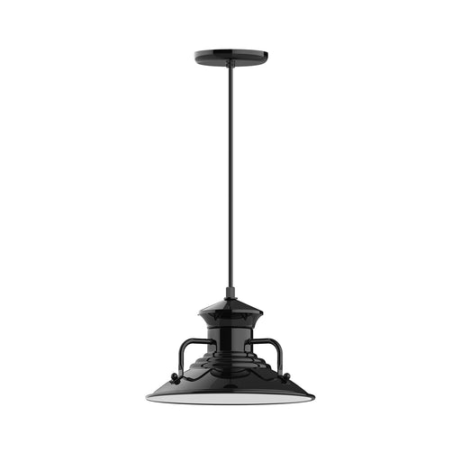 Homestead 12" pendant in Vermillion | Montclair Light Works