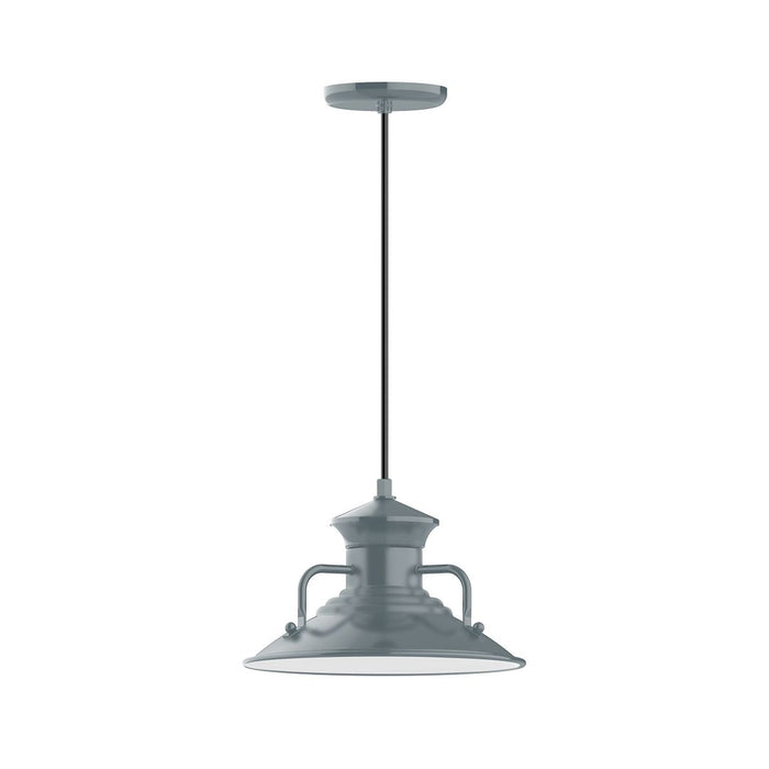 Homestead 12" pendant in Slate Gray