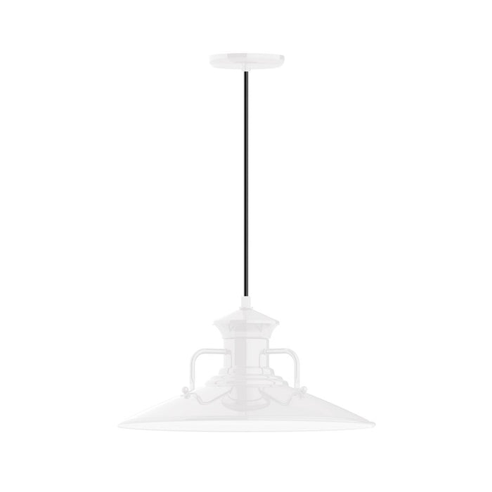 Homestead 18" pendant in White