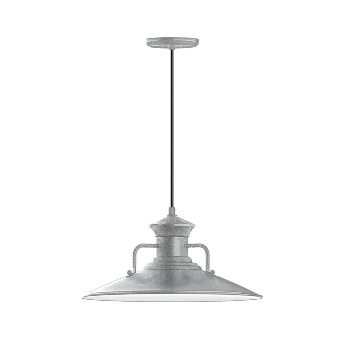 Homestead 18" pendant in Painted Galvanized