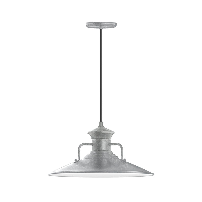 Homestead 18" pendant in Painted Galvanized | Montclair Light Works
