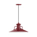 Homestead 18" pendant in Barn Red | Montclair Light Works