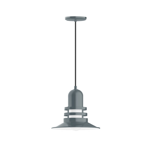 Atomic 12" pendant in Slate Gray | Montclair Light Works