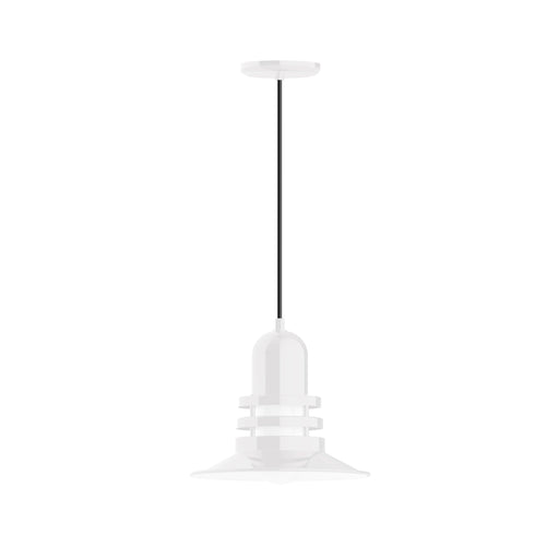 Atomic 12" pendant in White | Montclair Light Works
