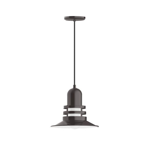 Atomic 12" pendant in Architectural Bronze | Montclair Light Works