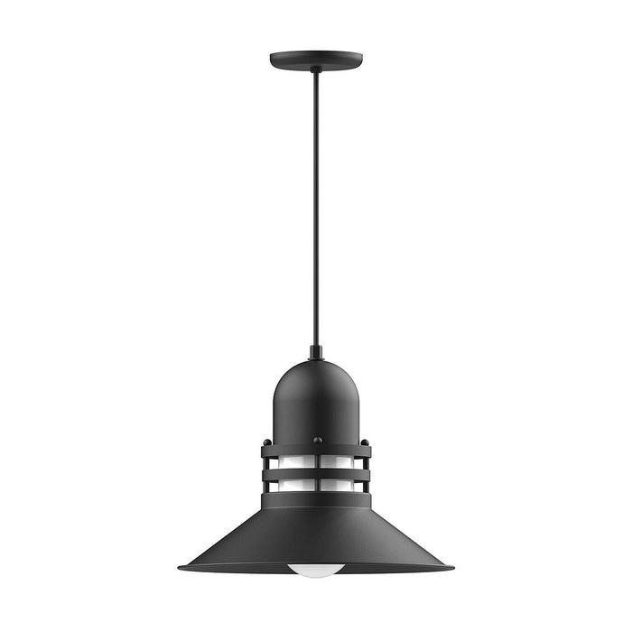 Atomic 16" LED Pendant Light in Black